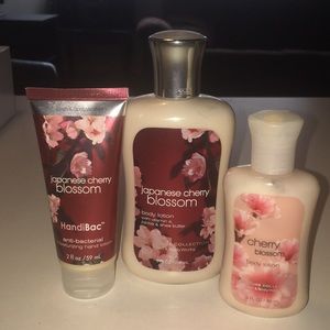Japanese Cherry Blossom BBW Lotion Set
